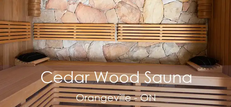  Cedar Wood Sauna Orangeville - ON
