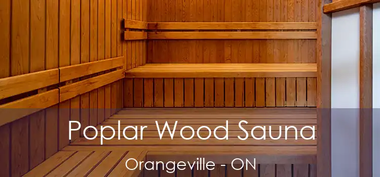  Poplar Wood Sauna Orangeville - ON