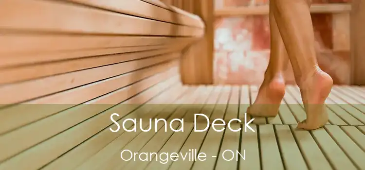  Sauna Deck Orangeville - ON